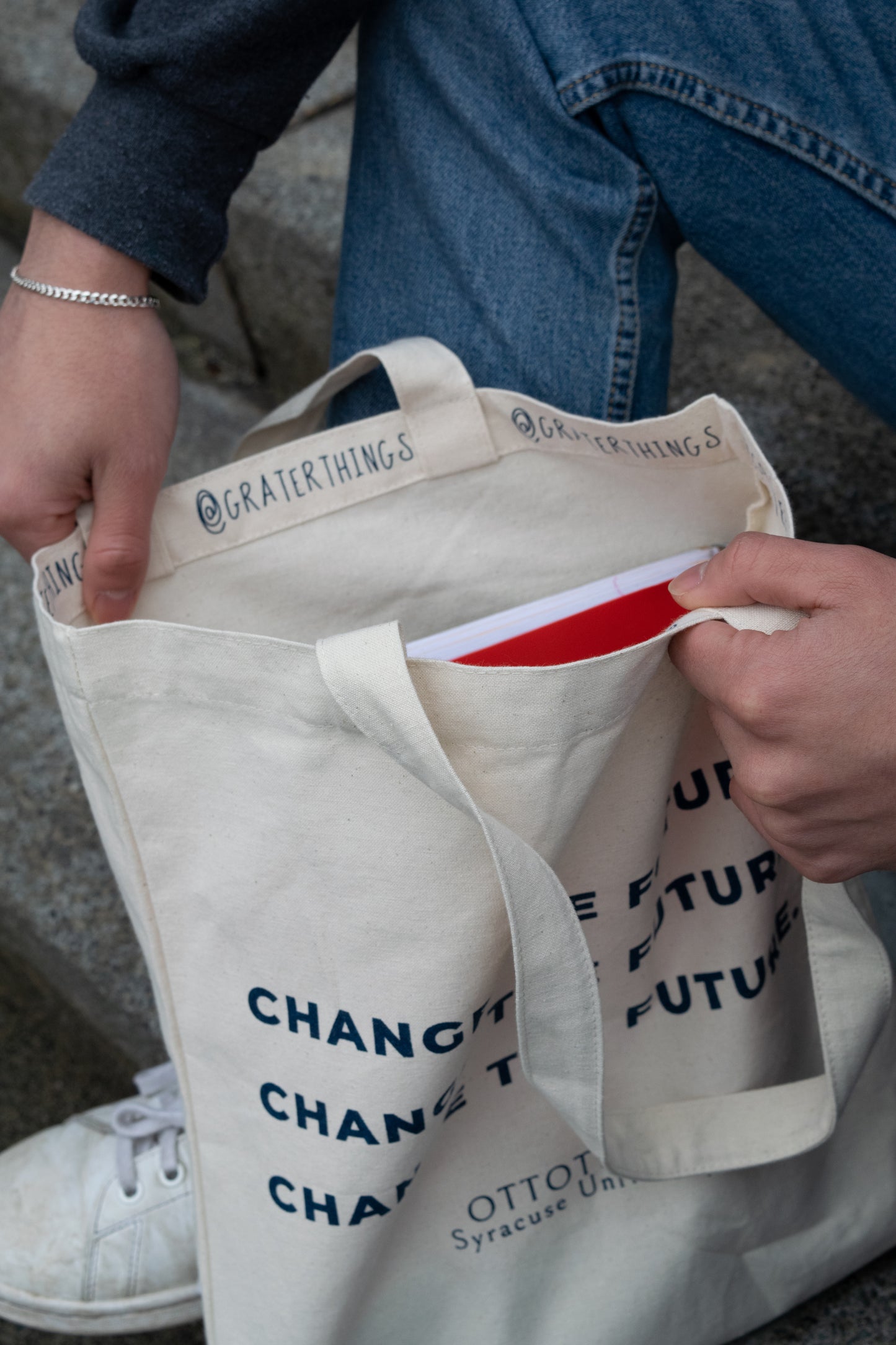 "Change The Future" Ottothon x Grater Tote Bag