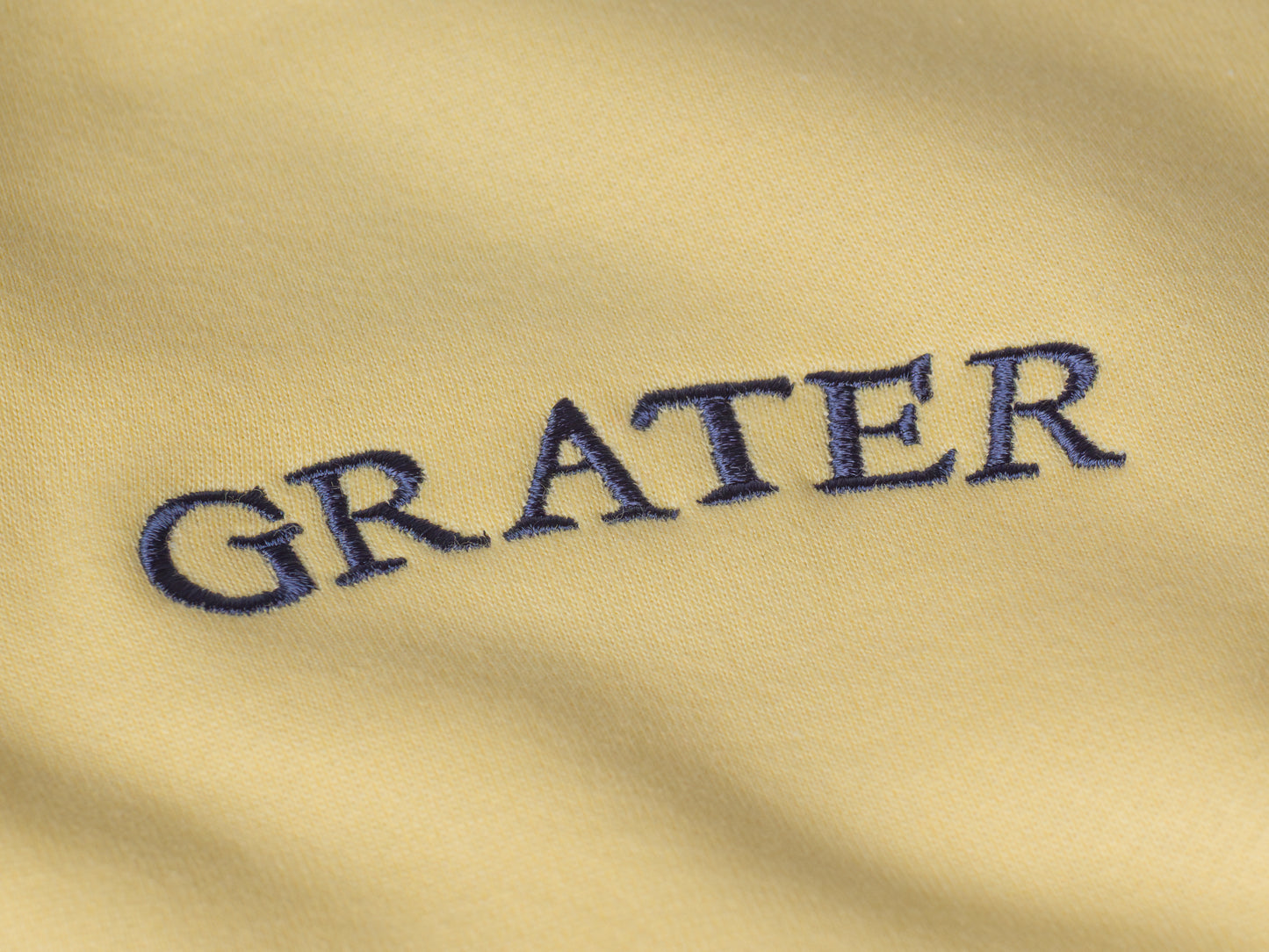 The Brie Bright Crewneck Sweatshirt features a finely embroidered “grater” logo on the front small, sharp, and packed with personality. Like a little wink of cheesy charm, it adds texture and flavor to this vibrant, feel-good staple.