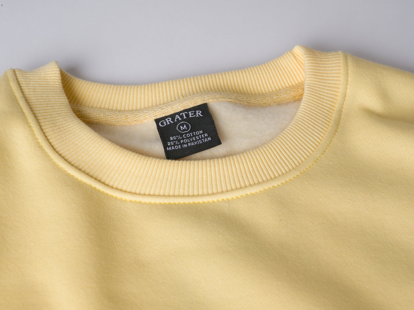 Sunshine Yellow Release Crew Neck