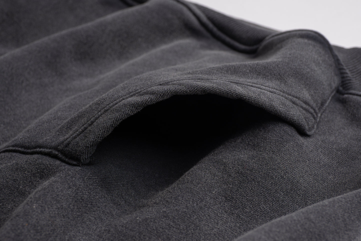Steel Gray Acid Wash Oversized Hoodie