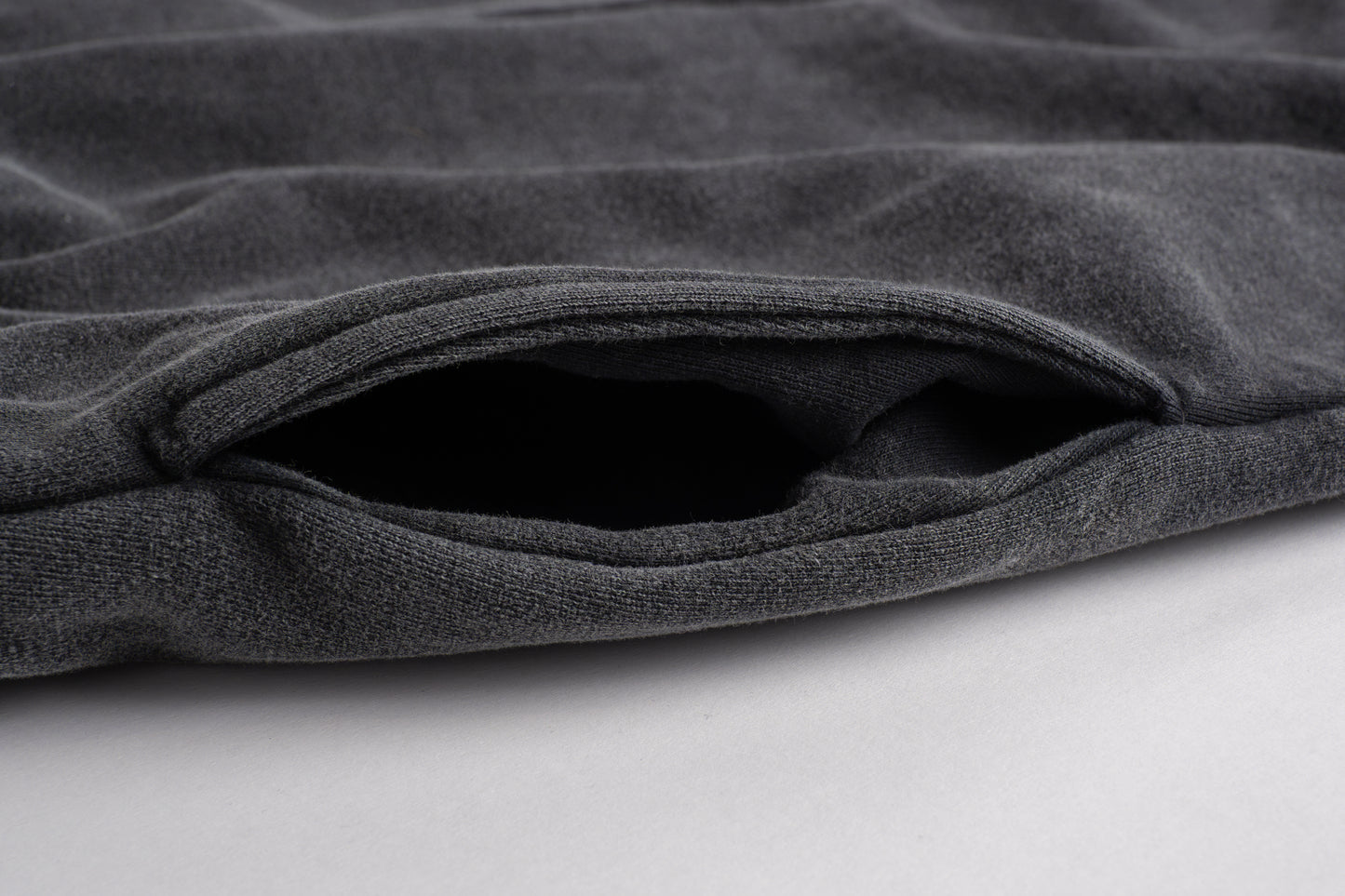 Steel Gray Acid Wash Sweatpants Straight Leg