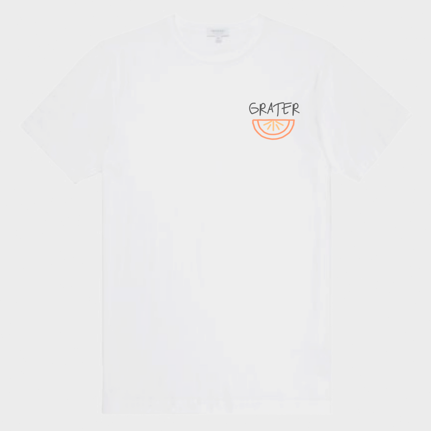 Pure White Orange Slice T-Shirt