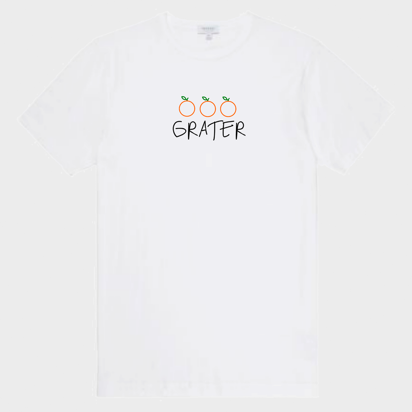 Pure White Triple Orange T-Shirt