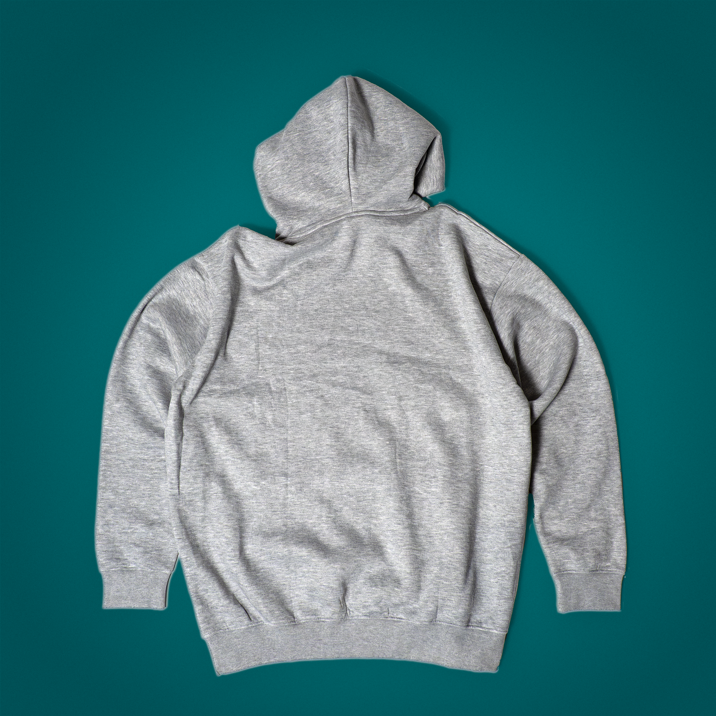 "digital_toxicity" Oversized Heathered Gray Hoodie