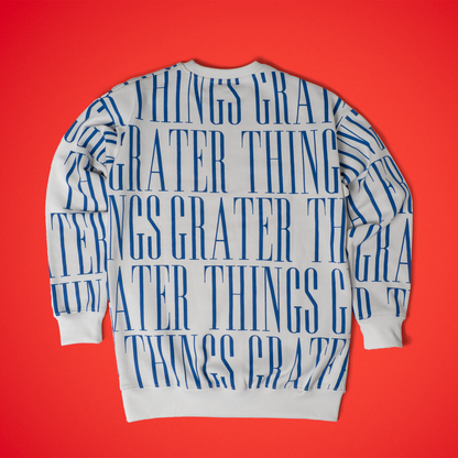 Pure White Magazine Crew Neck Sweatshirt