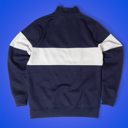 Navy Blue Quarter Zip Pullover