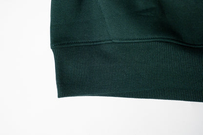 "digital_toxicity" Pine Green Hoodie