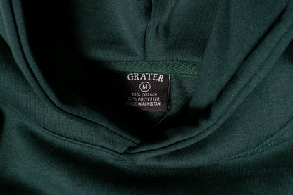 "digital_toxicity" Pine Green Hoodie
