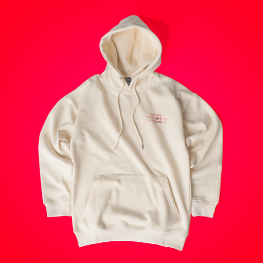 Butter Cream Stamp Hoodie