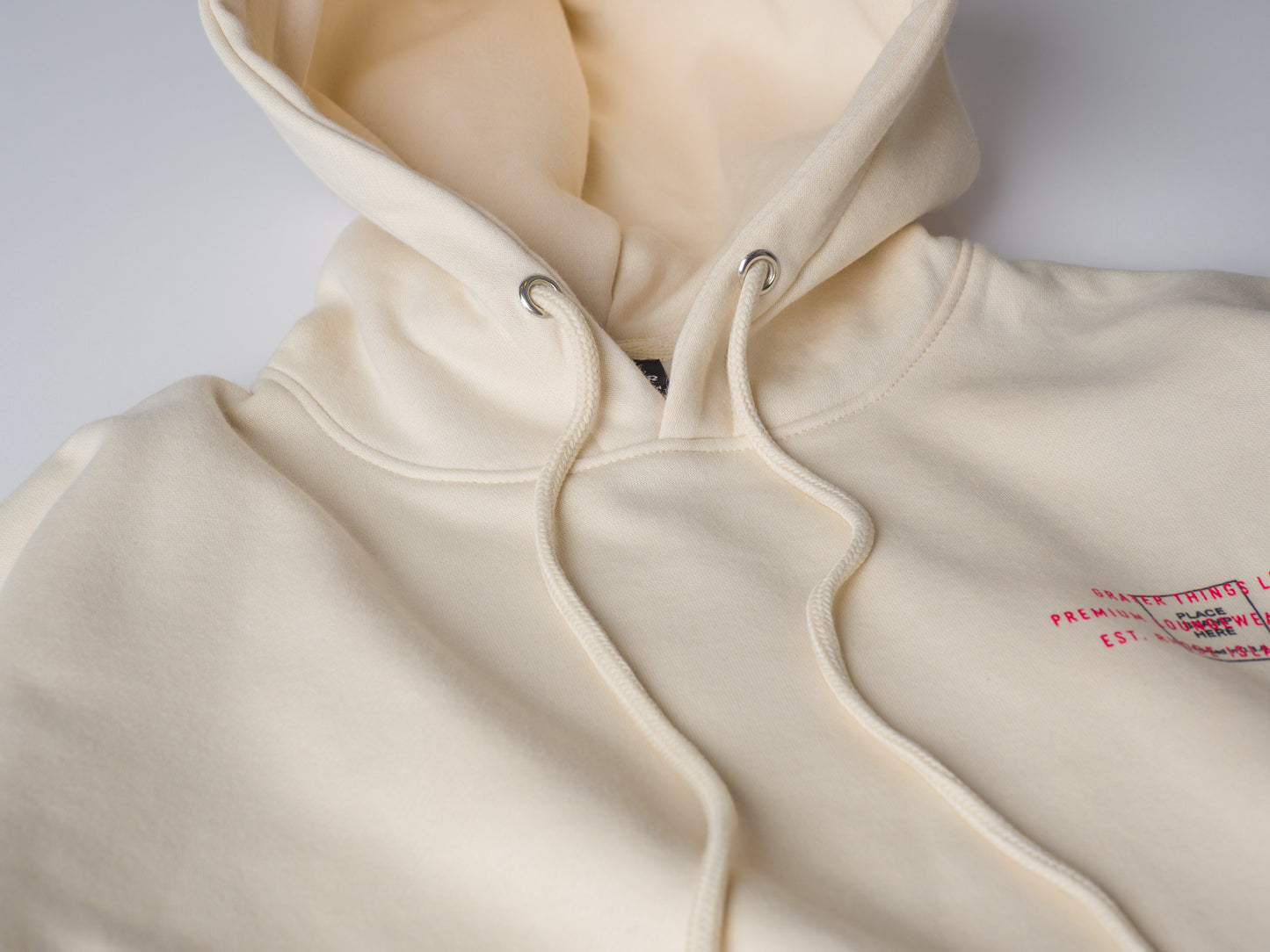 Butter Cream Stamp Hoodie