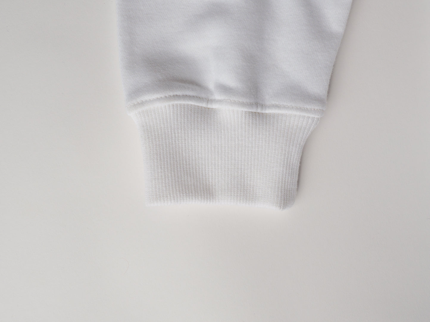Pure White Retro Logo Hoodie