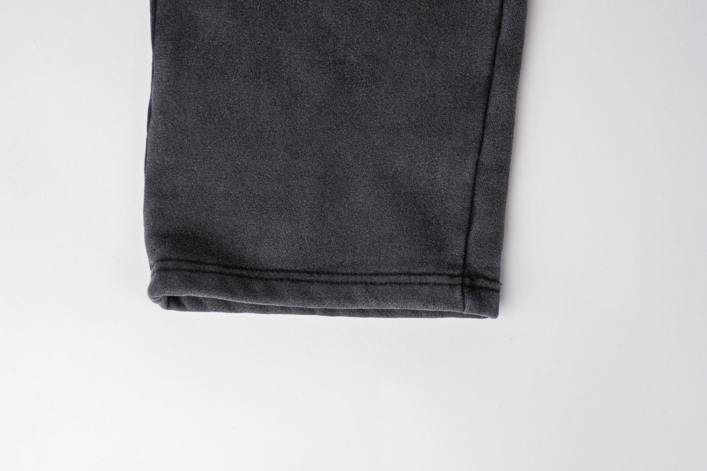 Steel Gray Acid Wash Sweatpants Straight Leg