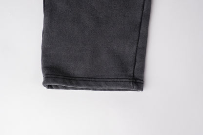 Steel Gray Acid Wash Sweatpants Straight Leg