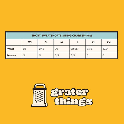 Sandy & Sharp Sweatshorts 5.5" Inseam 🏖️