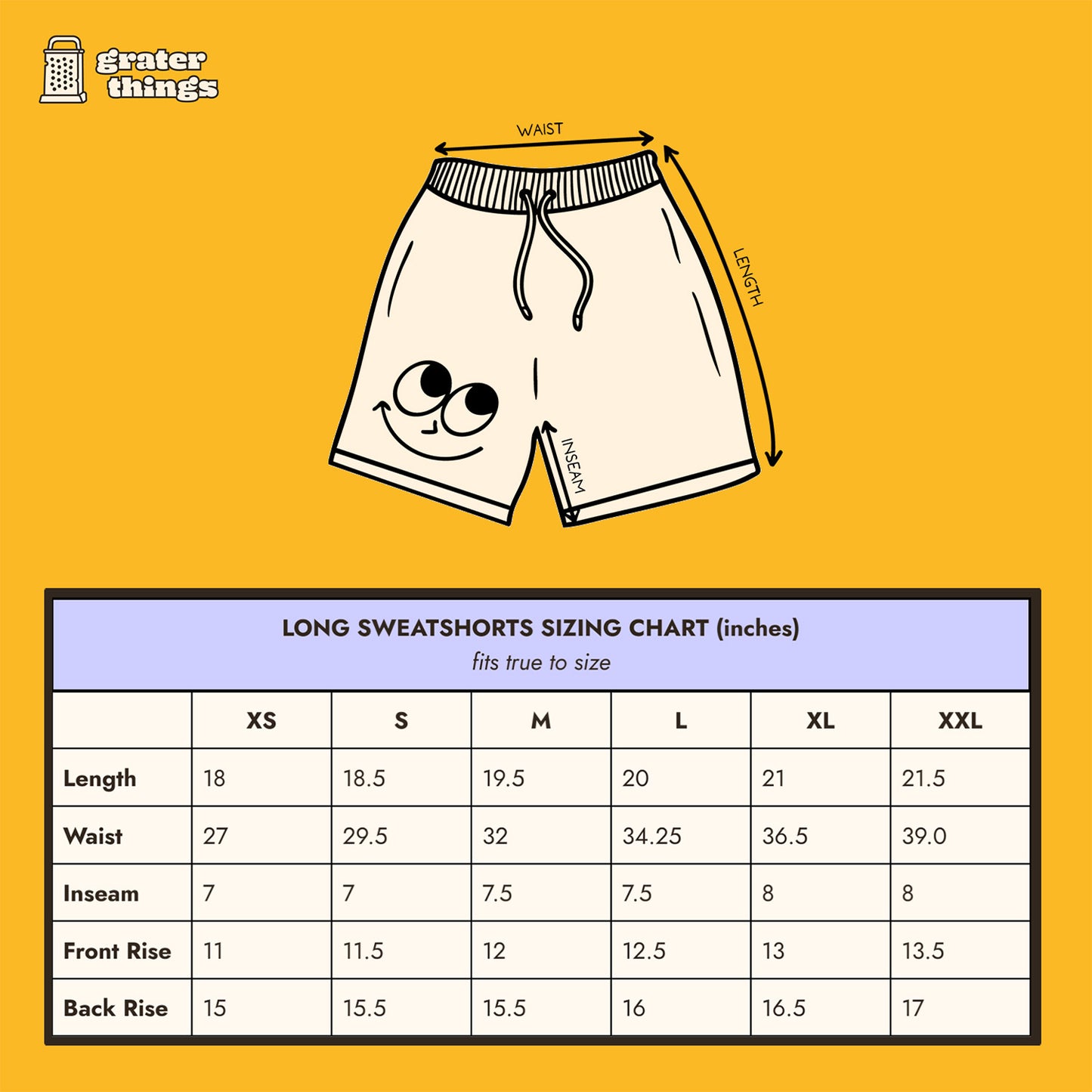 Sandy & Sharp Sweatshorts 7.5" Inseam 🏖️