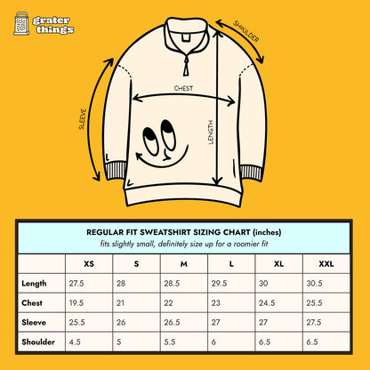 Properly Grated Quarter Zip Pullover 👔